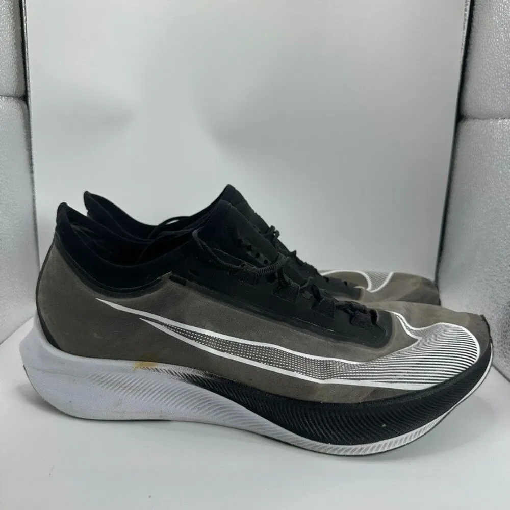 Nike Zoom Fly 3 Shoes Mens Size 11‎ Black White Running Cushioned